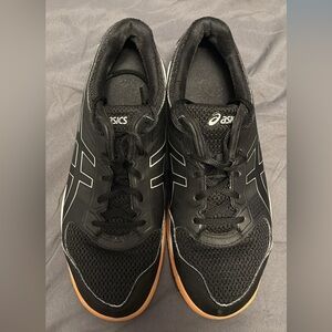 ASICS size 10 black volleyball shoes